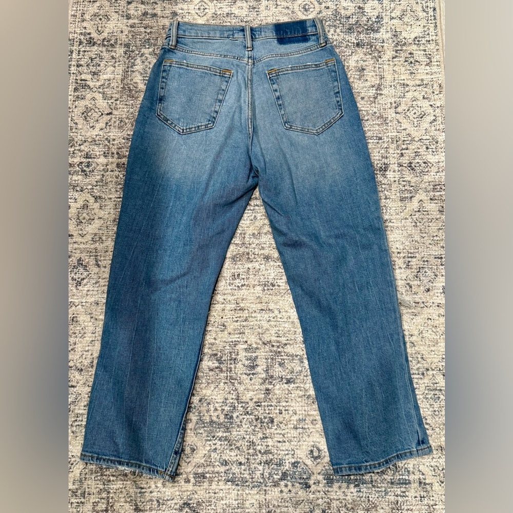 Abercrombie & Fitch Ultra High Rise Ankle Straight Jeans Size 0/25 - Picture 3 of 6